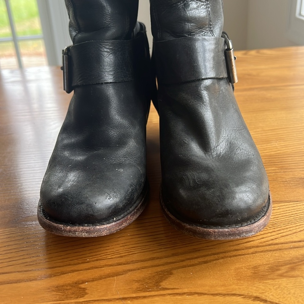 dolce vita high black leather boots size 8.5 - Picture 4 of 9